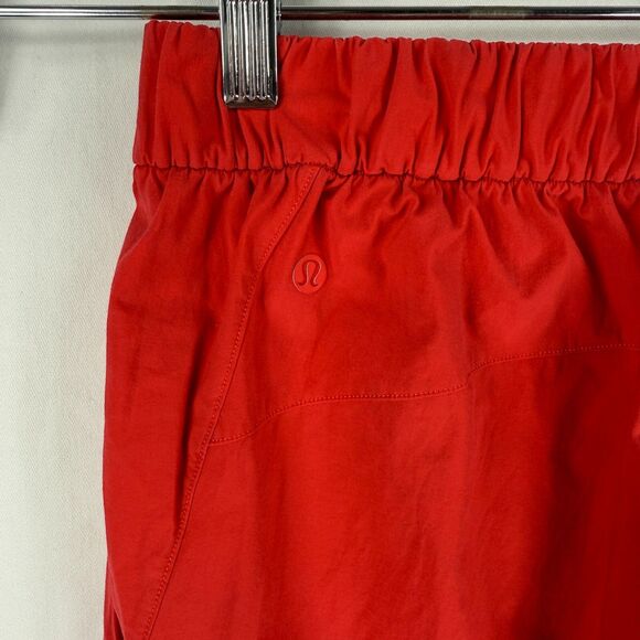 Lululemon Size 8 Your True Trouser High Rise Straight Crop Pant Carnation Red - Picture 7 of 12